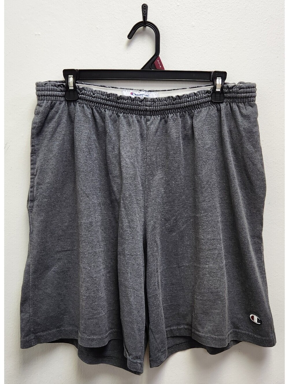 Champion Authentic Men's XL Heather Gray Jersey Knit Athletic Lounge Shorts